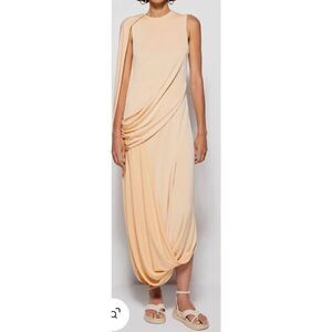 JONATHAN SIMKHAI Roxi Dress In Rattan NWOT Size Large